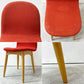 イデー IDEE コショネチェア COCHONNET CHAIR ダイニングチェア オーク材 ナチュラル ファブリック レッド系 モダン 現状品 ●