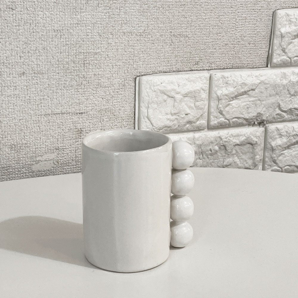 クヴァジエ 彩 Aya Courvoisier PERLEシリーズ パールマグ4 PERLE MUG 4 マグカップ フラワーベース 陶器 現代作家 ◎