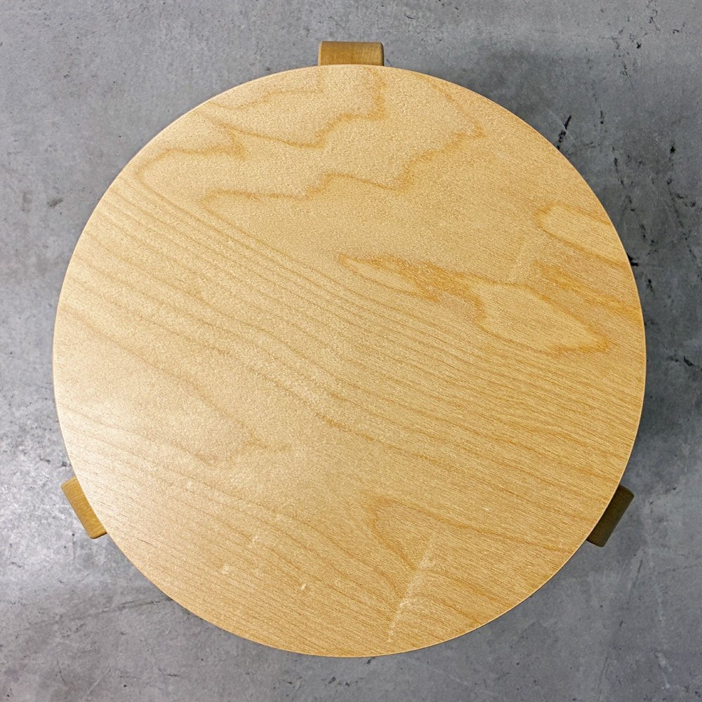 アルテック Artek スツール60 Stool60 バーチ材 ナチュラルラッカー 3本脚 アルヴァ・アアルト フィンランド 北欧 talo購入品 ◎