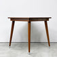パシフィックファニチャーサービス PACIFIC FURNITURE SERVICE P.F.S スクエアテーブル SQUARE TABLE Lサイズ ダークブラウン バーチ材 樺 W80cm 美品 定価￥88,000- ◎