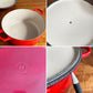 ルクルーゼ LE CREUSET ココットロンド 両手鍋 25cm レッド 鋳物 フランス ♪
