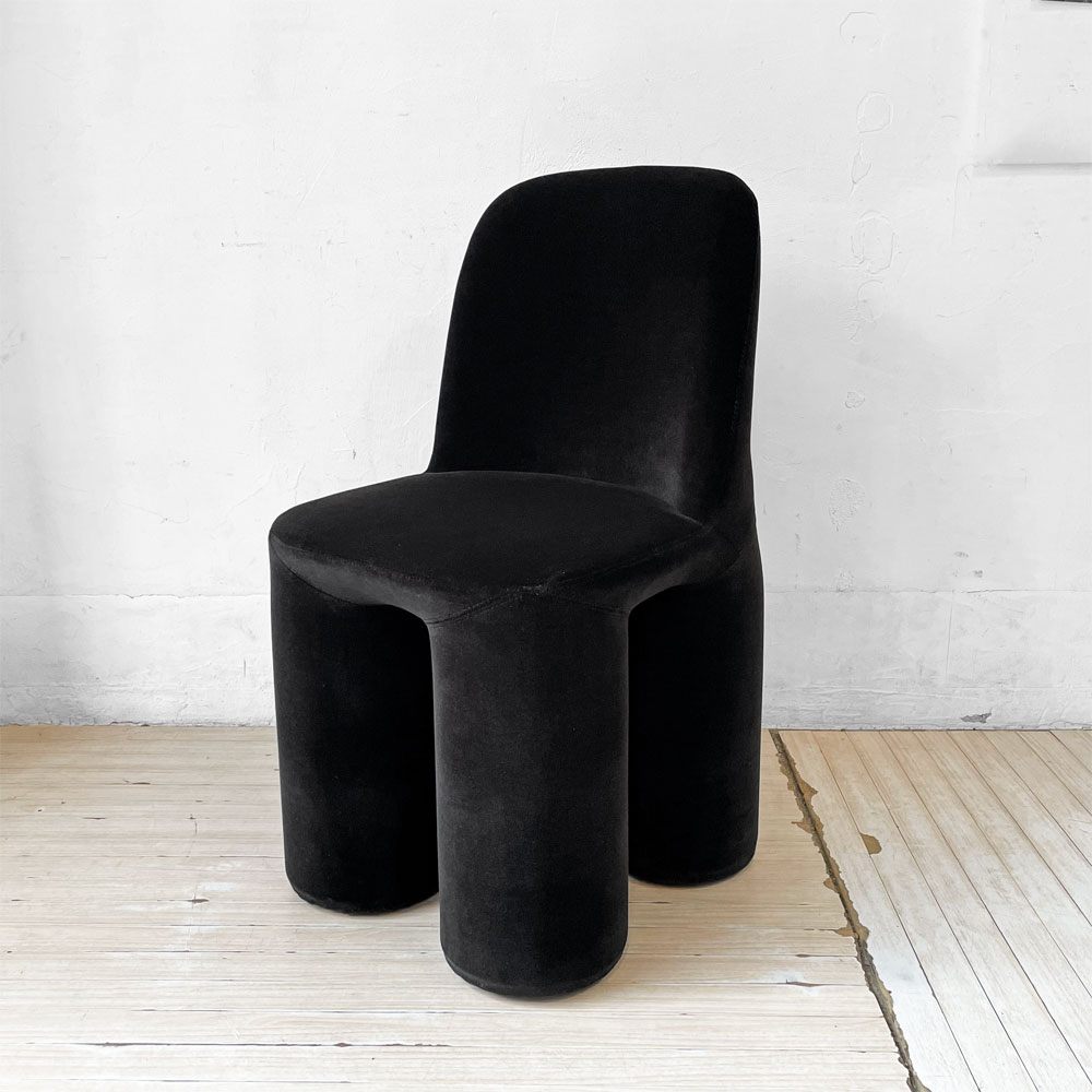 ミネルバ MINERVA ゾウ チェア Zo chair ブラック ベロア調 ぬいぐるみの椅子 黒川雅之 Kurokawa Masayuki 1985年 美品 ★