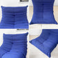 リーンロゼ ligne roset トーゴ TOGO 1Pソファ 1人掛け Dランク生地 RD-248 撥水加工 ミッシェル・デュカロワ 定価 \187,000- 説明書付き 美品 ★