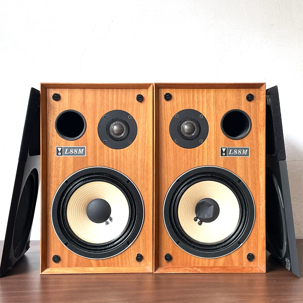 ジェービーエル JBL ブックシェルフ型 2way コンパクトスピーカー L88M ペア シリアル同番 モダンデザイン 動作確認済 ★