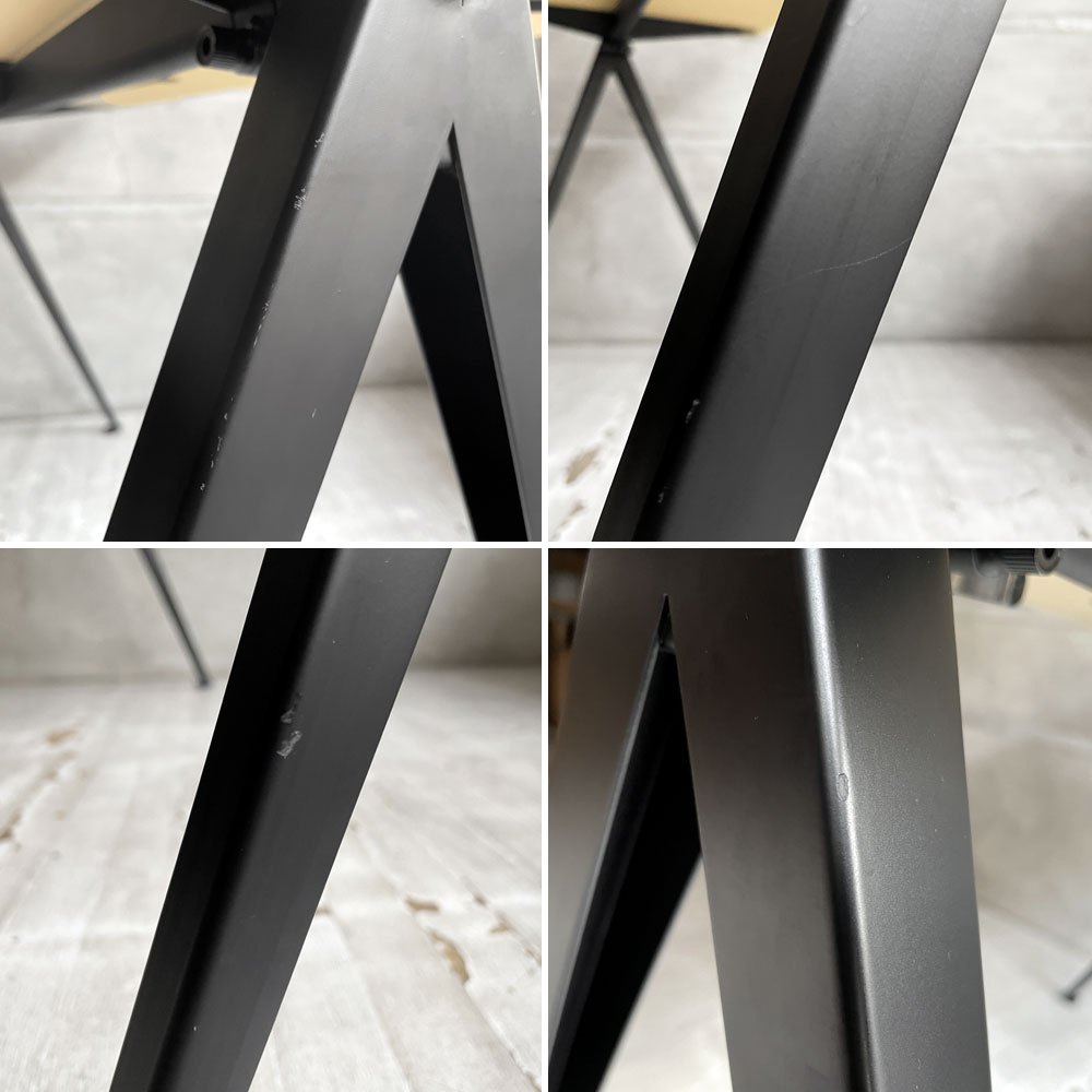 ヘイ HAY ピラミッドデスク PYRAMID DESK オーク材×スチール脚 コンパスレッグ W120cm 定価￥55,000- ♪