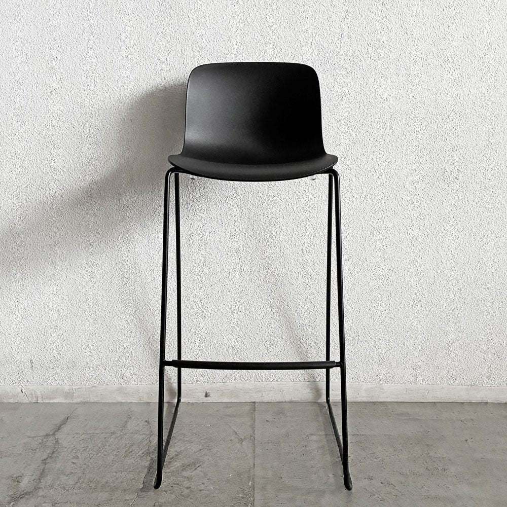 タイトル： マジス MAGIS トロイ TROY スツール 4-Legs ブラック マルセル・ワンダース Marcel Wanders ハイチェア カウンターチェア 定価￥80,300- iFデザインアワード受賞 イタリアモダン ミニマル B 〓