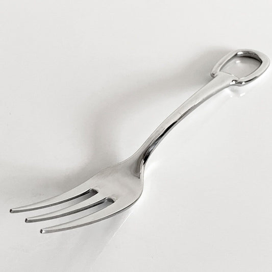 エルメス HERMES アトラージュ Attelage ディナーフォーク カトラリー ステンレススティール H20cm フィリップ・ムケ フランス ■