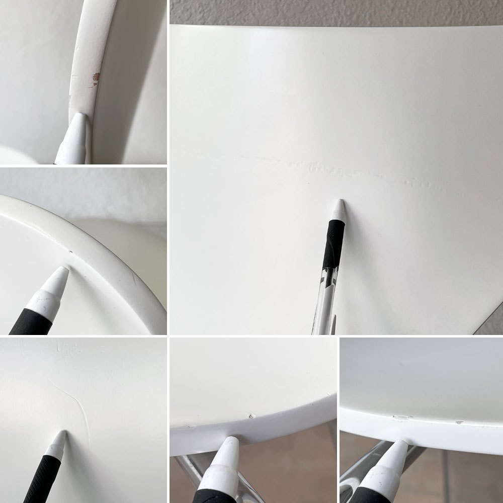 フリッツハンセン Fritz Hansen 3107 セブンチェア ラッカー仕上げ ホワイト スタッキング アルネ・ヤコブセン デンマーク 北欧家具 ◇