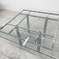 ノル Knoll アンドレ Andre Square Glass Table ダイニングテーブル ガラストップ  スクエア Tobia Scarpa モダンデザイン 〓