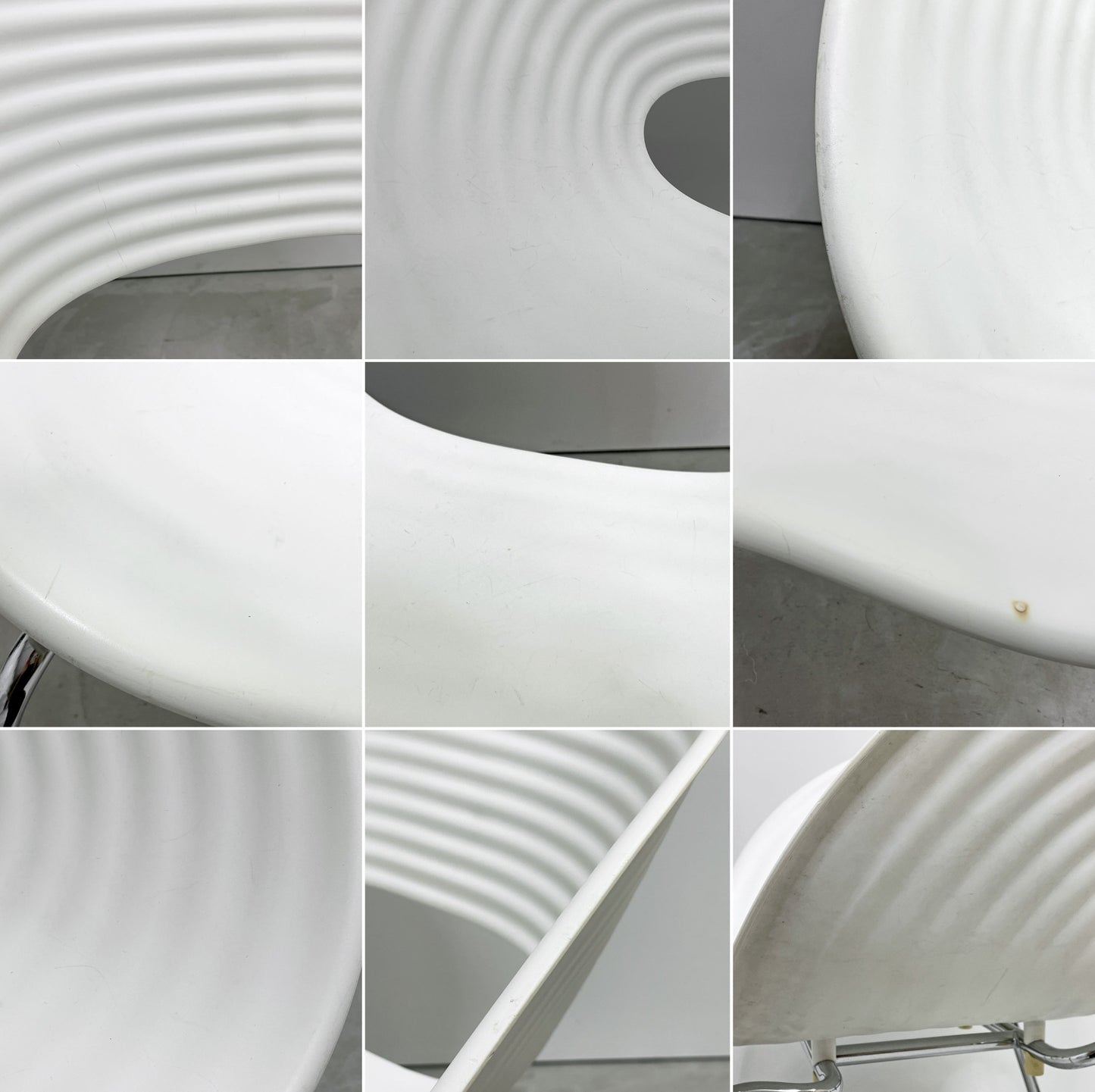 ヴィトラ vitra トムバックチェア Tom Vac ダイニングチェア スタッキングチェア ロン・アラッド ホワイト モダンデザイン A ●