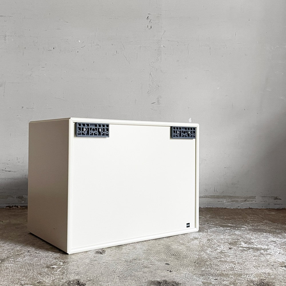 モンタナ MONTANA システムシェルフユニット SYSTEM SHELF UNIT 1列 オープンシェルフ W46.8×D30×H35.5cm アイボリー オフホワイト デンマーク B ■