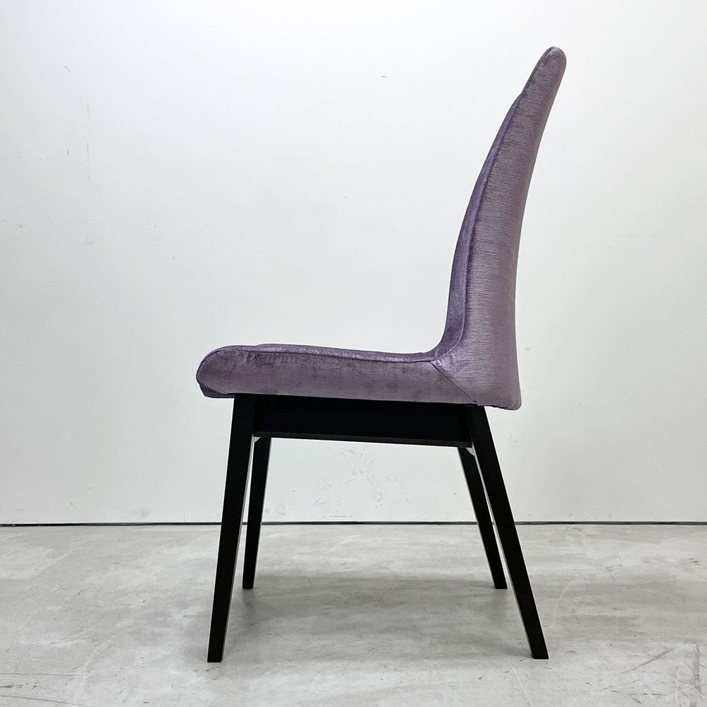 カワジュン KAWAJUN ドリディナチェア DORIDINA CHAIR ファブリック パープル モールドウレタン シンプルデザイン C ●