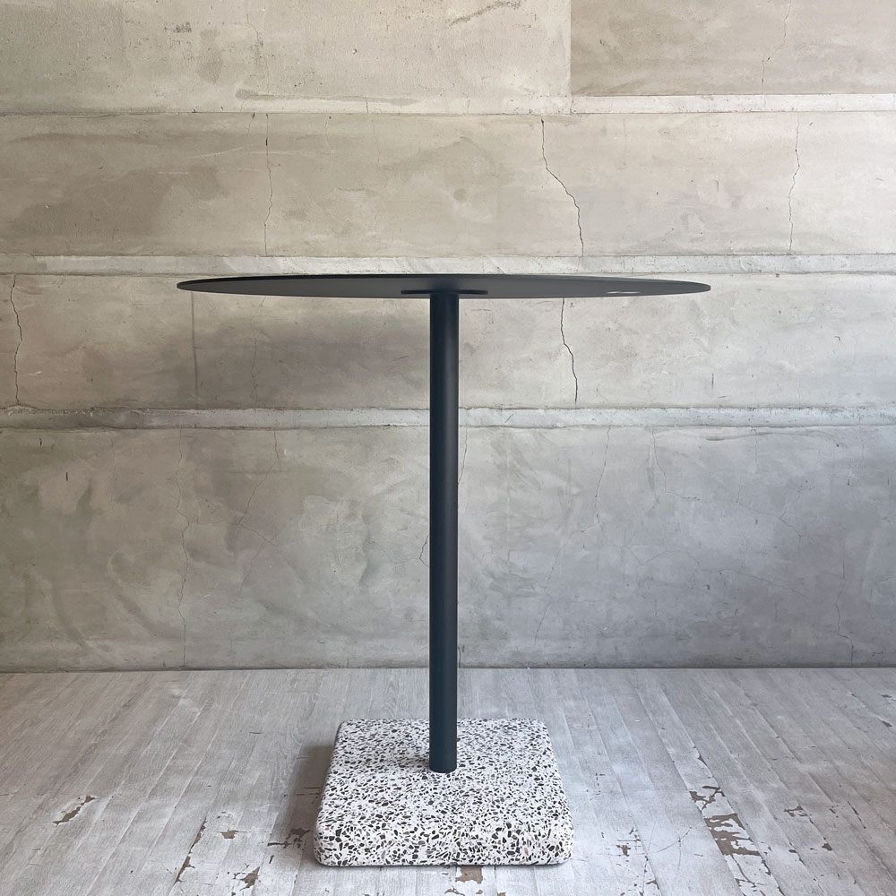 ヘイ HAY テラゾー TERRAZZO TABLE ラウンドテーブル カフェテーブル アンスラサイト 人工大理石 デンマーク 北欧家具 ♪