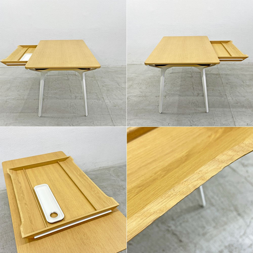 Herman Miller カラフテーブル Carafe Table W160cm デスク ダイニングテーブル ドロワー付き 配線孔 参考価格約533,500円 廃番 〓