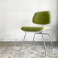ハーマンミラー Herman Miller ツーピースプラスチックチェア Two Piece Plastic Chair DCM ホワイト グリーン ファブリック張替済 希少 ■