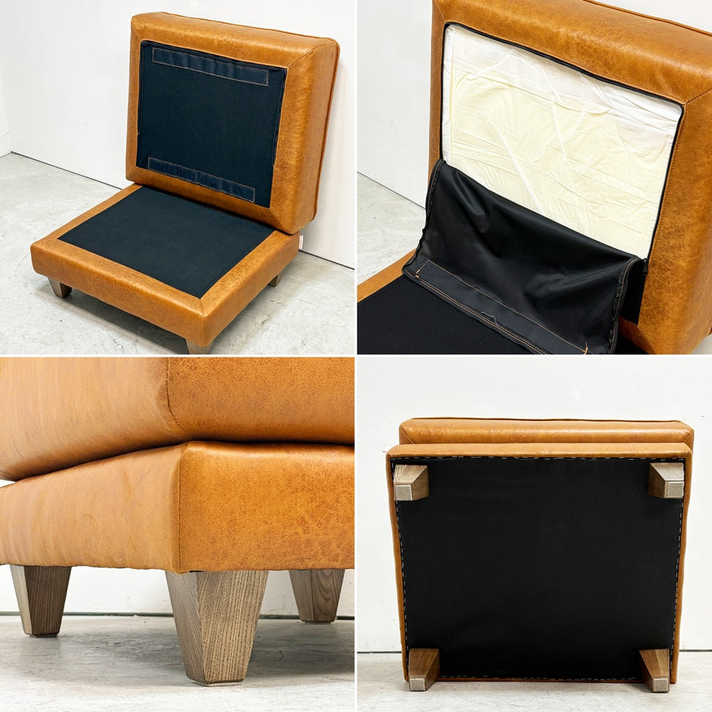 リラックスフォーム RELAX FORM コロンバス オットマン w70cm レザーテックス 関家具 ●
