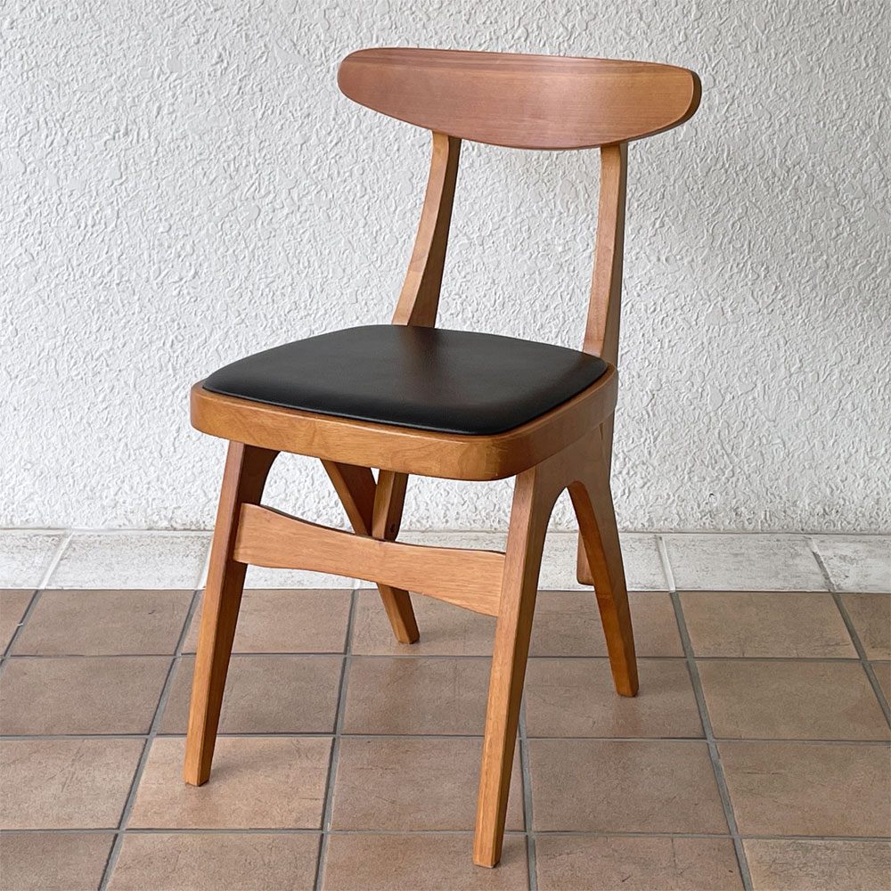 モダンデザイン Modern design ダイニングチェア 合皮 レトロ ジャパニーズモダン ◇