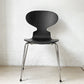 フリッツハンセン Fritz Hansen アントチェア アリンコチェア 4本脚 カラードアッシュ ブラック アルネ・ヤコブセン デンマーク 北欧家具 ★