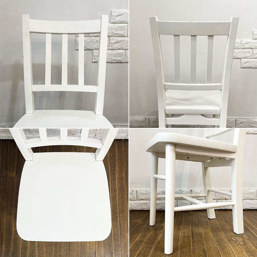 モモナチュラル MOMO Natural ランド LAND チェア ダイニングチェア ホワイトペイント カントリースタイル ◎