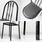 フランスビンテージ French Vintage ステヴァンチェア Stevens Chair モデルC Model C ブラック レザー クッションシート ロベール・マレ＝ステヴァンス  ★
