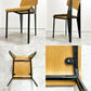 スタンダードチェア Standard chair リプロダクト ナチュラルオーク×ブラック ジャン・プルーヴェ Jean Prouve 名作椅子 B ●
