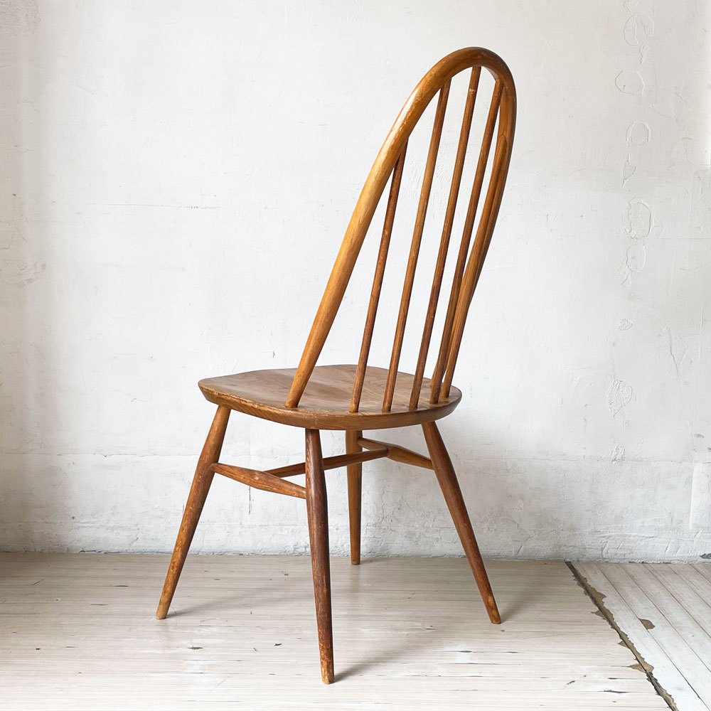 アーコール Ercol ビンテージ クエーカー ダイニングチェア サイドチェア エルム材 ビーチ材 UKビンテージ 英国家具 ★
