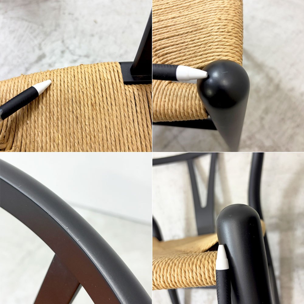 カールハンセン&サン Carl Hansen&Son Yチェア CH24 ハンス J. ウェグナー ビーチ材 ブラックラッカー 北欧家具 デンマーク ●