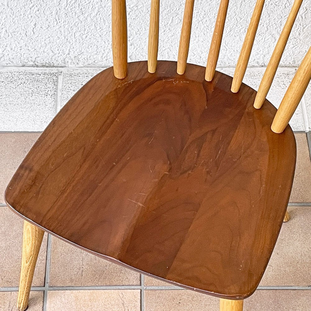 高山ウッドワークス TWW クラウィンザー KURA WINDSOR ファンバックチェア SC4K ダイニングチェア ウォールナット材×オーク材 岩倉榮利 柏木工製造 ◇