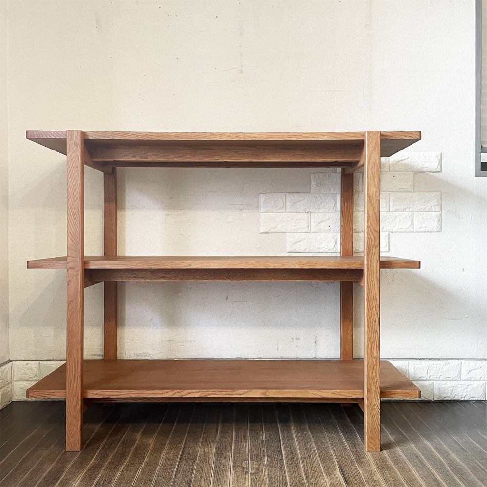 ウニコ unico アッタ ATTA SHELF シェルフ オープンシェルフ W120cm ミッドセンチュリーモダンスタイル 定価￥69,300- 廃番 ◎
