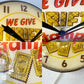 PAM Clock Co. Thrifty Stamps 電飾サインクロック 照明付き時計 USビンテージ  50s 60s 時計不動 ★
