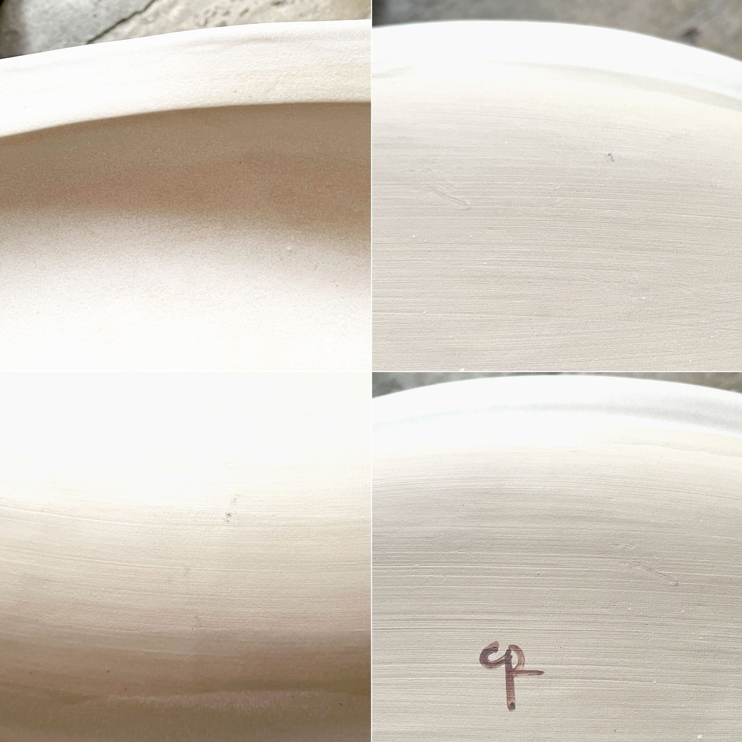クリスチャンヌ ペロション Christiane Perrochon ストーンウェア STONEWARE オーバル プレート 大 ホワイトカラー イタリア 陶器 ハンドメイド 現代作家 ■