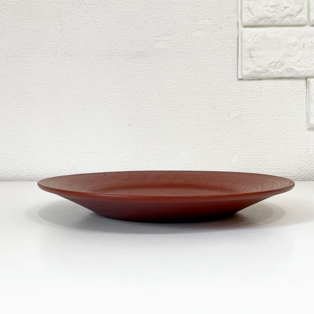 赤木明登 Akito Akagi パスタ皿 赤 nurimono 約21cm 漆器 輪島塗 現代作家 B ◎