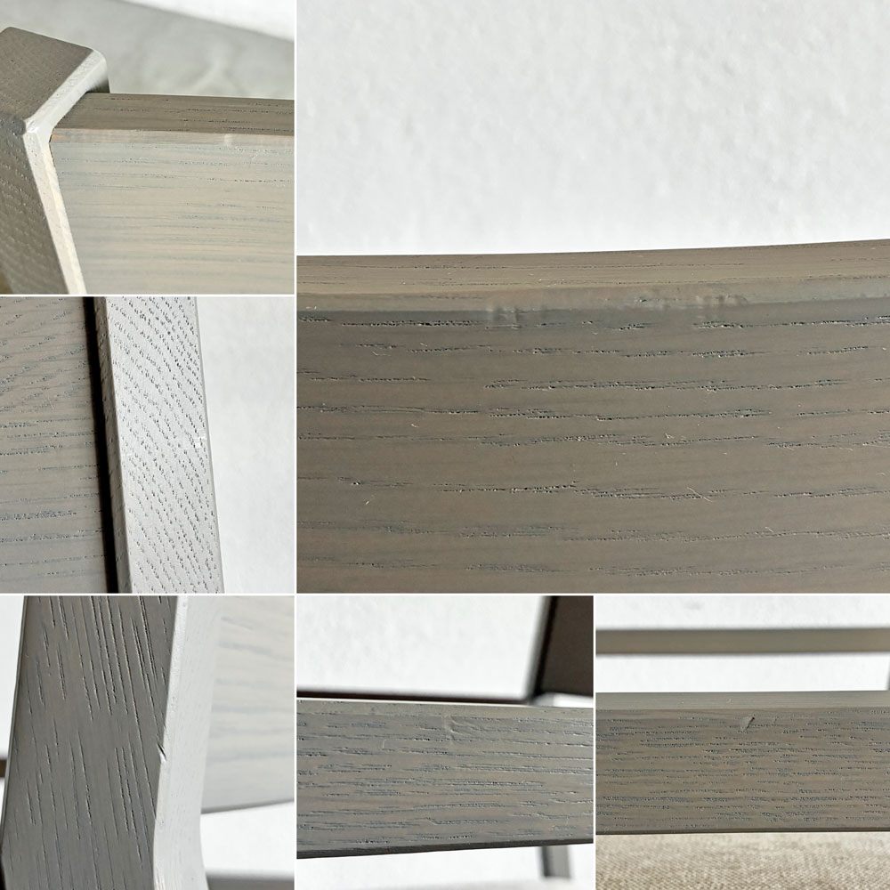 マスターウォール MASTERWAL グレイズ GRAY'S ARM CHAIR アームチェア ホワイトオーク材 ライトグレー ファブリック座面 アイボリー系 廃番仕様 展示品 〓
