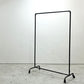 ダブルスタンダード W Standard ハンガーラック Hanger Rack HR-01BK キャスター付 ガス管 インダストリアルスタイル ●