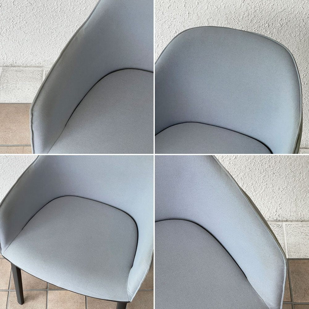 ヴィトラ Vitra ソフトシェル SOFTSHELL アームチェア 4レッグベース ロナン＆エルワン・ブルレック ライトグレー 定価111,100円 ◇