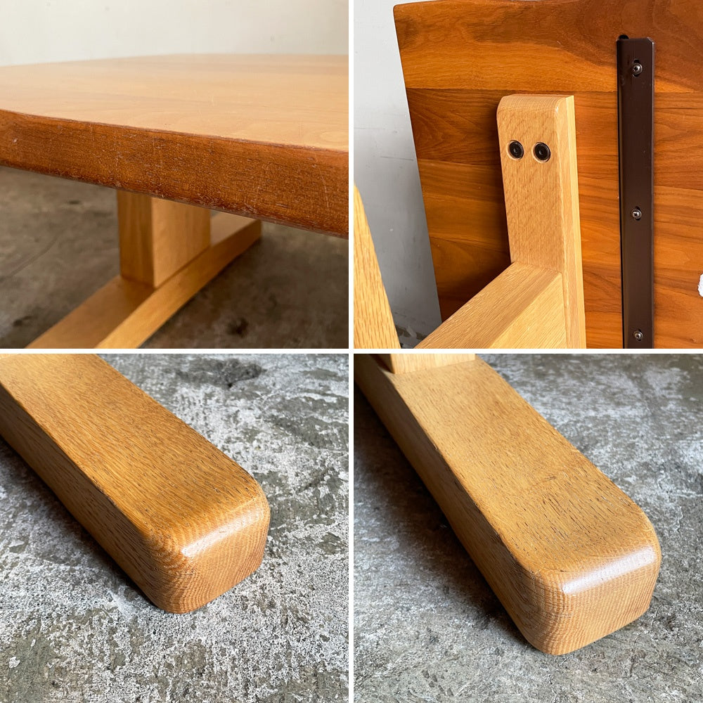 柏木工 KASHIWA 杜 ウォールナット材 オーク材 ローテーブル 座卓 W115cm 飛騨家具 国産家具 ナチュラルモダンデザイン ■