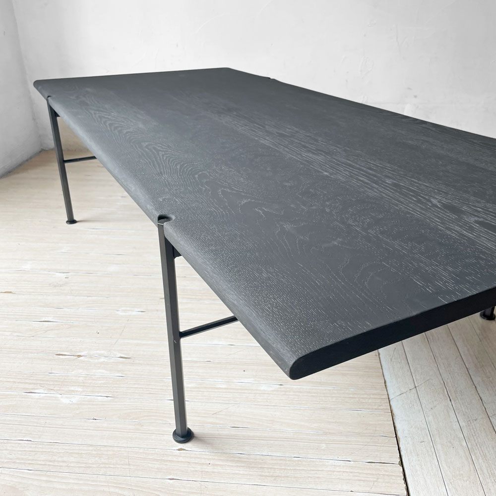 コンプレックス COMPLEX ノマド ローテーブル レグタングル NOMAD LOW TABLE RECTANGLE センターテーブル オーク無垢材 スミブラック 定価 ¥286,000- ★