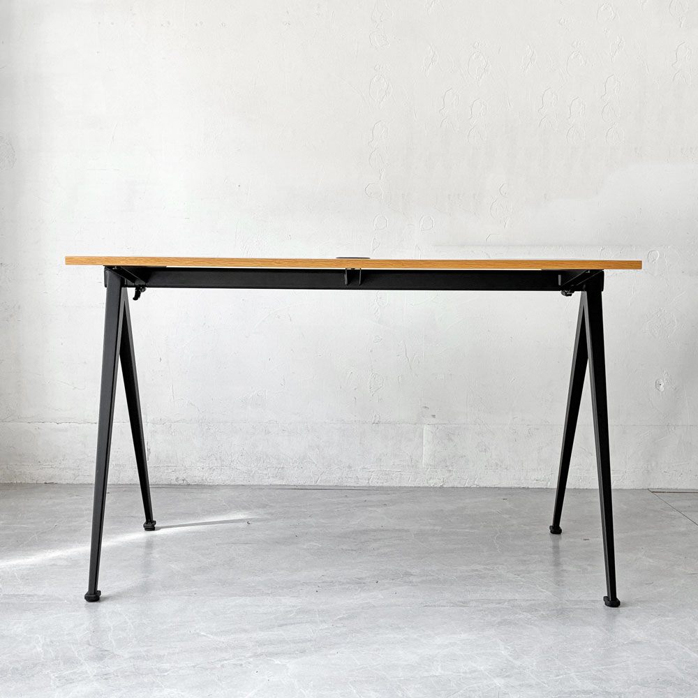 ヘイ HAY ピラミッドデスク PYRAMID DESK ワークデスク オーク材×スチール脚 コンパスレッグ W120cm 定価￥55,000- ★