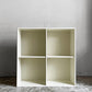 モンタナ MONTANA ベーシックシェルフ BASIC SHELF 1112 2列2段 オープンシェルフ W69.6×D30×H69.6cm ピーター・J・ラッセン Peter J. Lassenアイボリー オフホワイト デンマーク ■