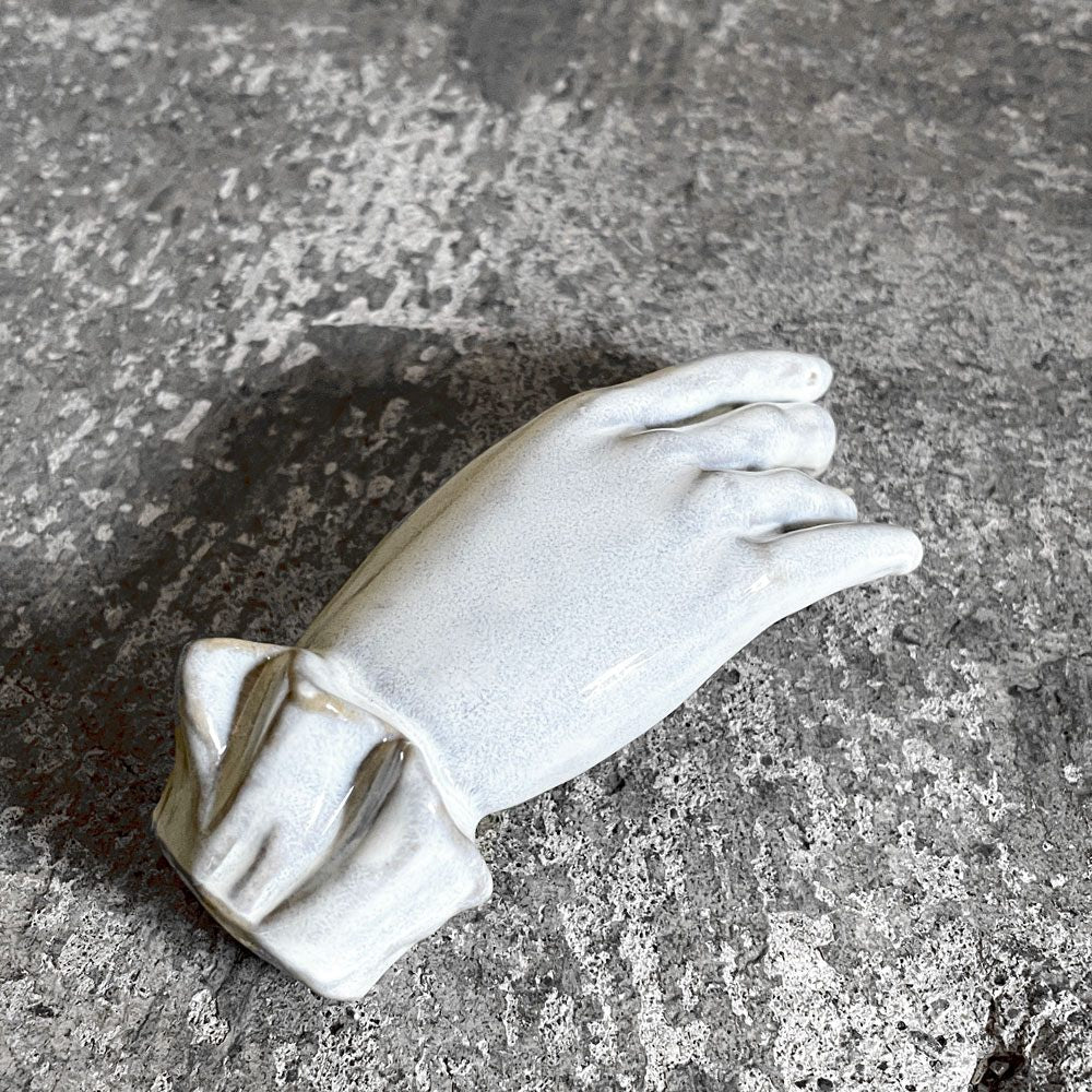 ヤナカーン yarnnakarn ハンド hand インセンスホルダー お香立て ホワイト オブジェ カードホルダー 小物置き 陶器 ■