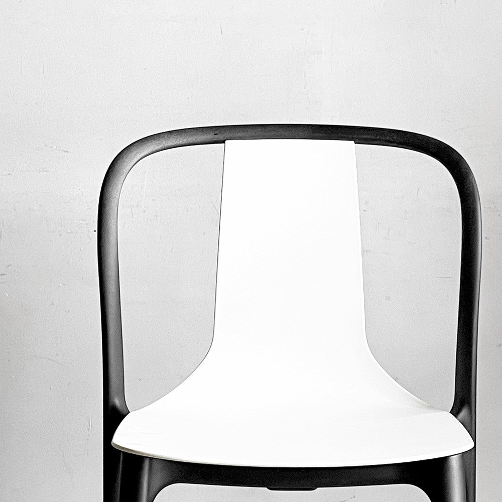 ヴィトラ Vitra ベルヴィルチェア Belleville Chair ダイニングチェア スタッキングチェア クリーム ロナン & エルワン・ブルレック B ■