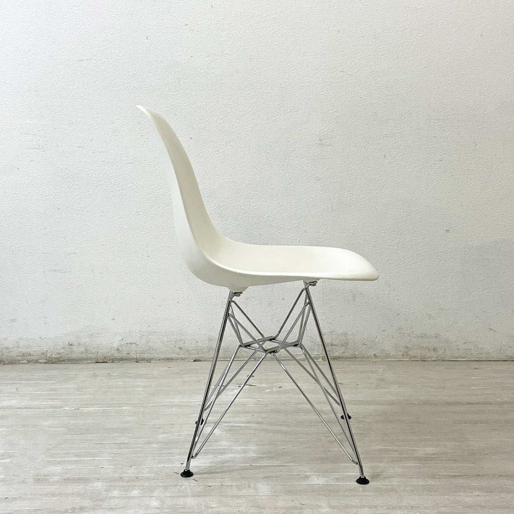 ヴィトラ vitra サイドシェルチェア エッフェルベース ホワイト ポリプロピレン イームズ ミッドセンチュリー ●
