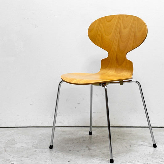 フリッツハンセン Fritz Hansen 3101 アリンコチェア アントチェア 4本脚 ナチュラルビーチ ラッカー仕上げ アルネ・ヤコブセン D ●