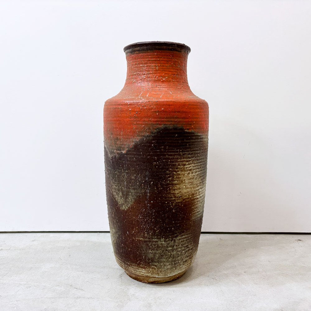 ファットラヴァ FAT LAVA フラワーベース 花瓶 壷 H54cm 西ドイツ West Germany ビンテージ ミッドセンチュリー ●