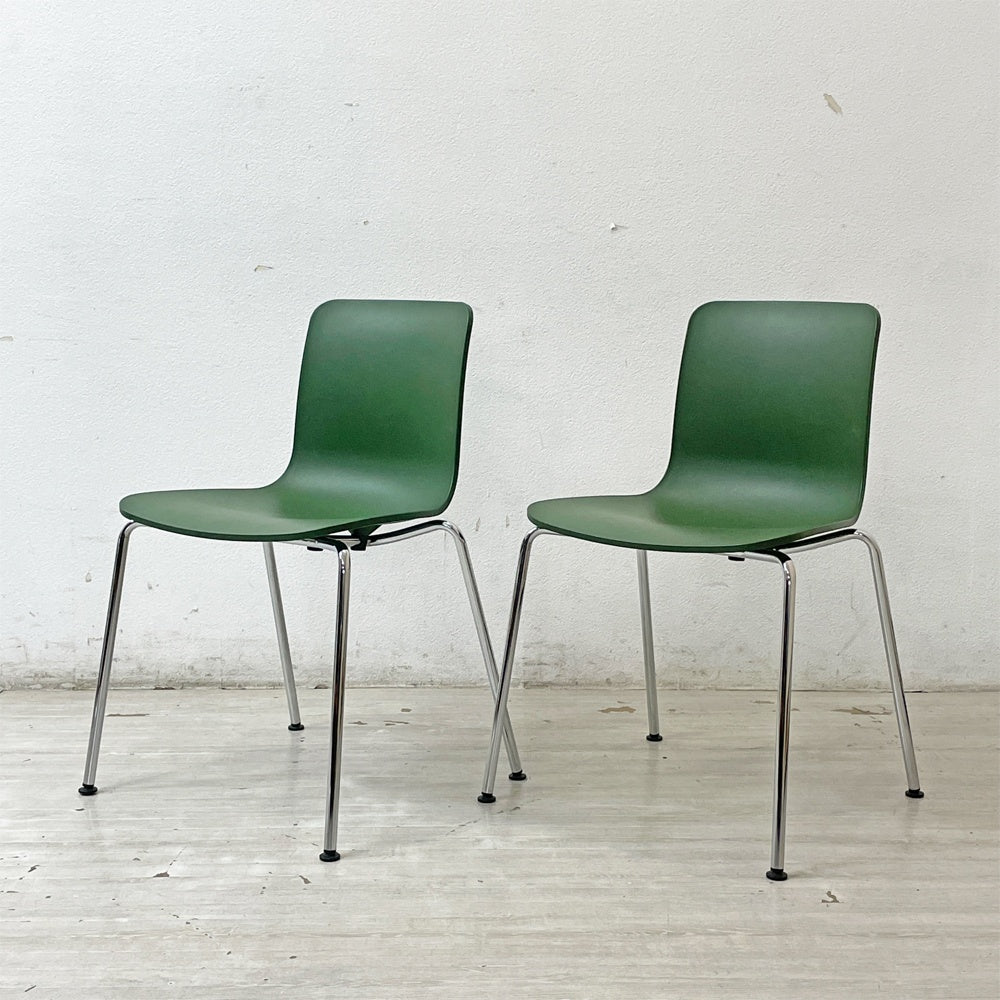 ヴィトラ vitra ハルチューブ HAL Tube サイドチェア ダイニングチェア スタッカブル ジャスパー・モリソン 2脚セット A ●