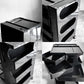 ビーライン B-LINE ボビーワゴン Boby Wagon 3段3トレイ ブラック ジョエ・コロンボ イタリア ミッドセンチュリー MoMA ■