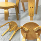 アルテック artek チェア66 CHAIR66 ダイニングチェア ナチュラルラッカー バーチ材 ファブリックシート アルヴァ・アアルト フィンランド 北欧家具 ビンテージ ●