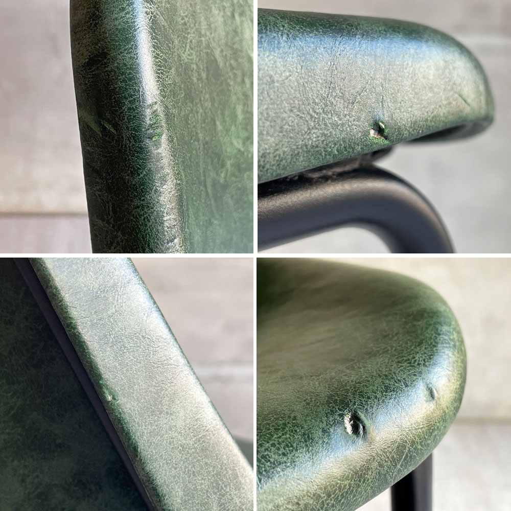 クラッシュゲート CRASH GATE ノットアンティークス Knot antiques ログチェア LOG CHAIR ビンテージグリーン GREEN ダイニングチェア ♪