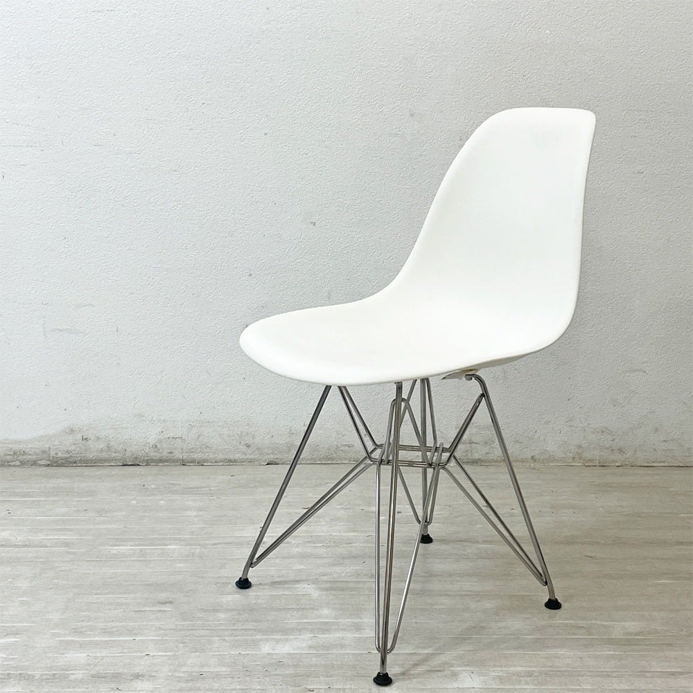 ハーマンミラー Herman Miller サイドシェルチェア ポリプロピレン製 エッフェルベース ホワイト C&R イームズ ミッドセンチュリー C ●