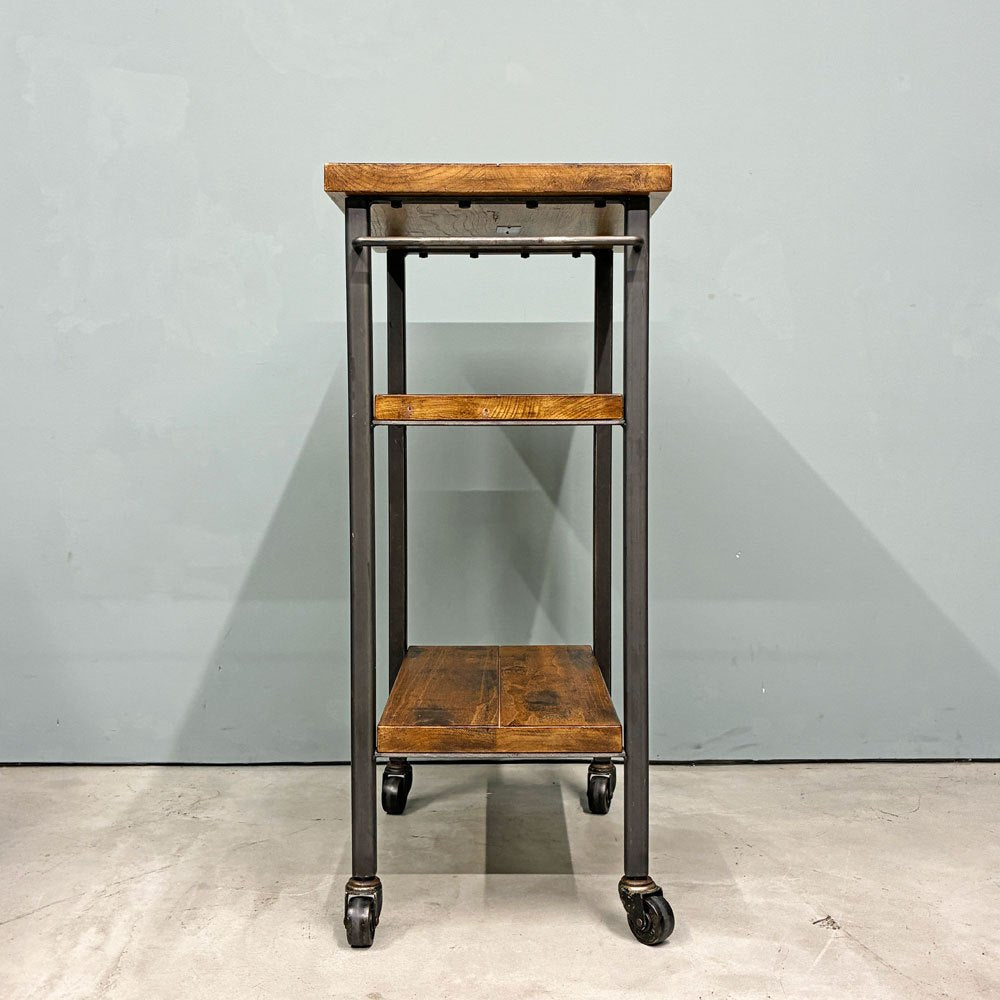 アクメファニチャー ACME Furniture グランビュー GRANDVIEW ワゴン 3段 ハックベリー×アイアン キャスター付 インダストリアル 定価￥44,000- 廃番 ◎